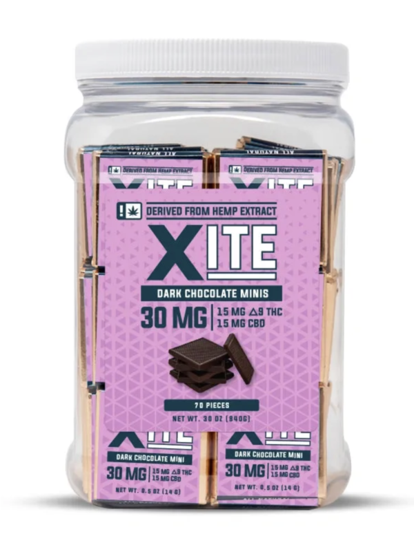 D9 DARK CHOCOLATE MINIS 30mg (individually wrapped)